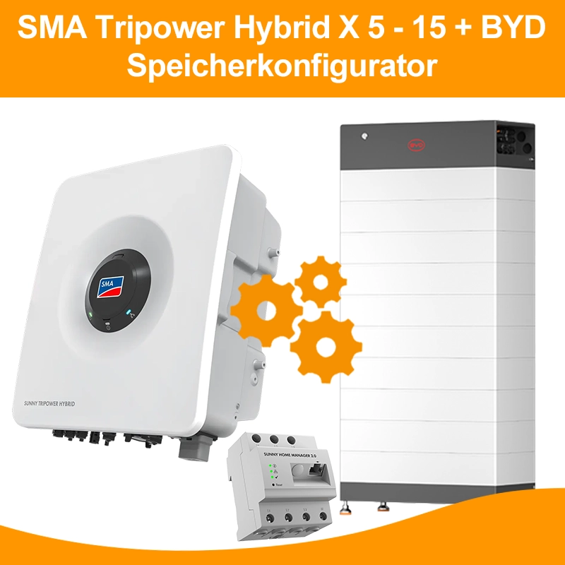 SMA Tripower Hybrid, Speicher konfigurator, Speicher, Hybrid-Wechselrichter, Solaranlage, Wechselrichter, Speicher, Hybridwechselrichter, Solar, Batteriespeicher