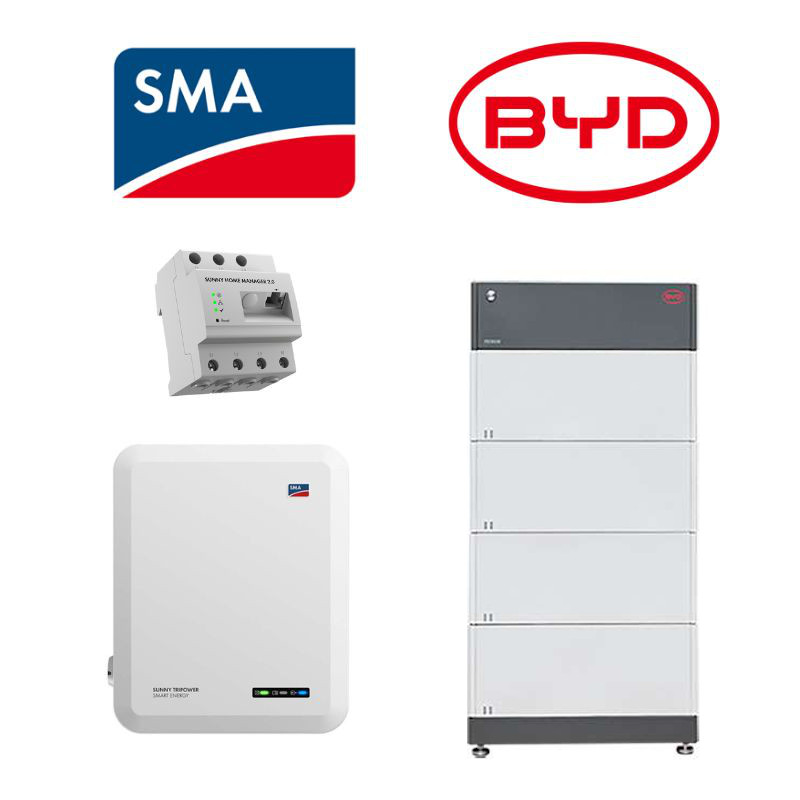 SMA Sunny Tripower 8.0 SE + BYD B-BOX HVM Speicher-Set