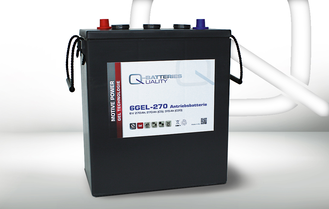 Q-Batteries 6GEL-270 / 6V - 270Ah Gel Akku