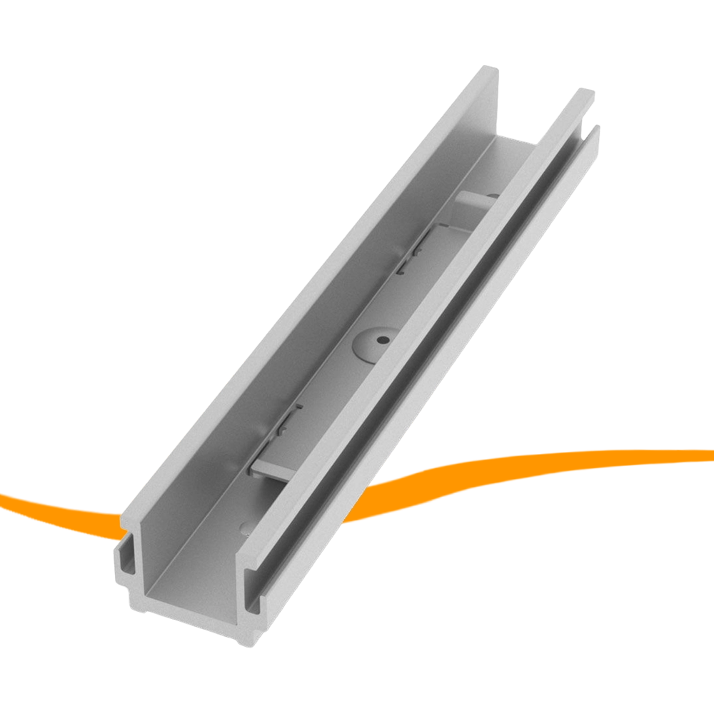 Aluminiumprofil, Halterung, Rail, Schiene, Montageprofil