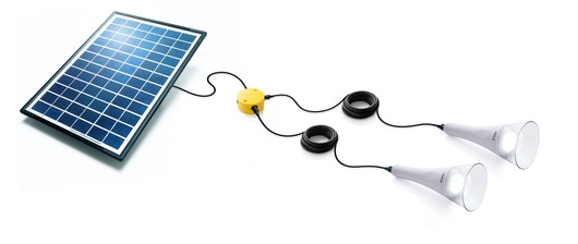 Sundaya 4 T-lite LED Solar Lightkit weiß