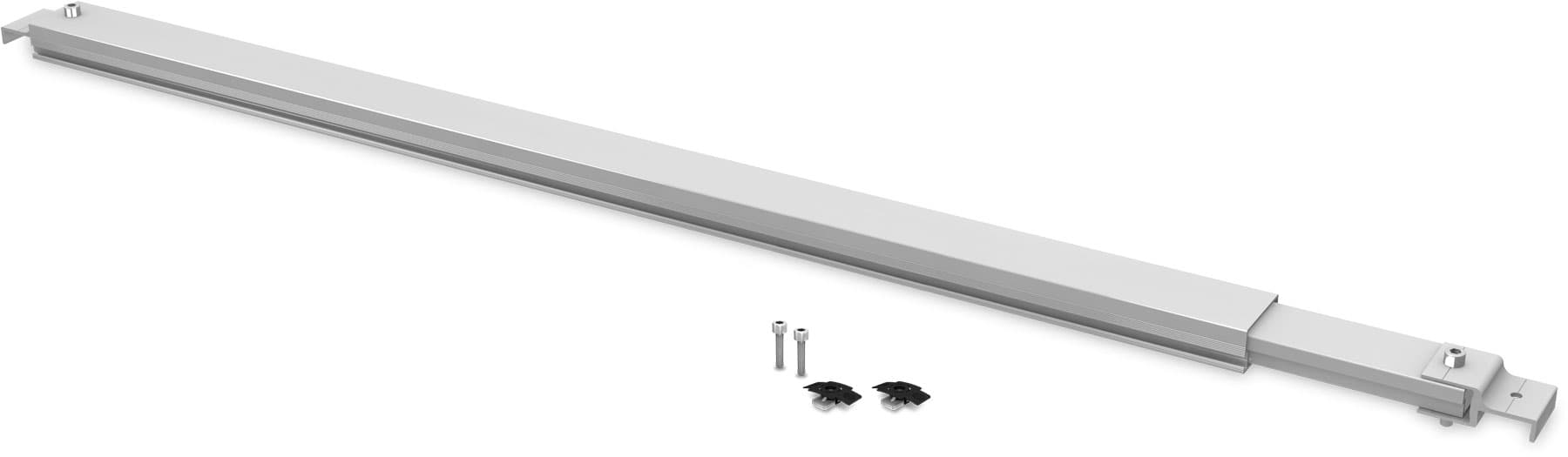 LED-Lichtschiene, Aluminium, Schiene, Montage-Set, Klemmen