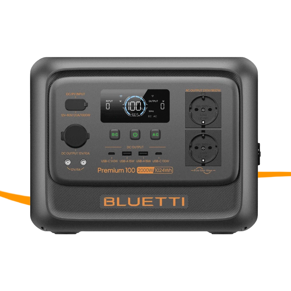 Power station, Inverter, Portabler Generator, USB-Anschlüsse, Bluetti