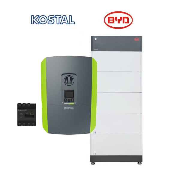 BYD + Fronius Komplettset Symo Gen24 Plus Wechselrichter HVS  Batteriespeicher PV