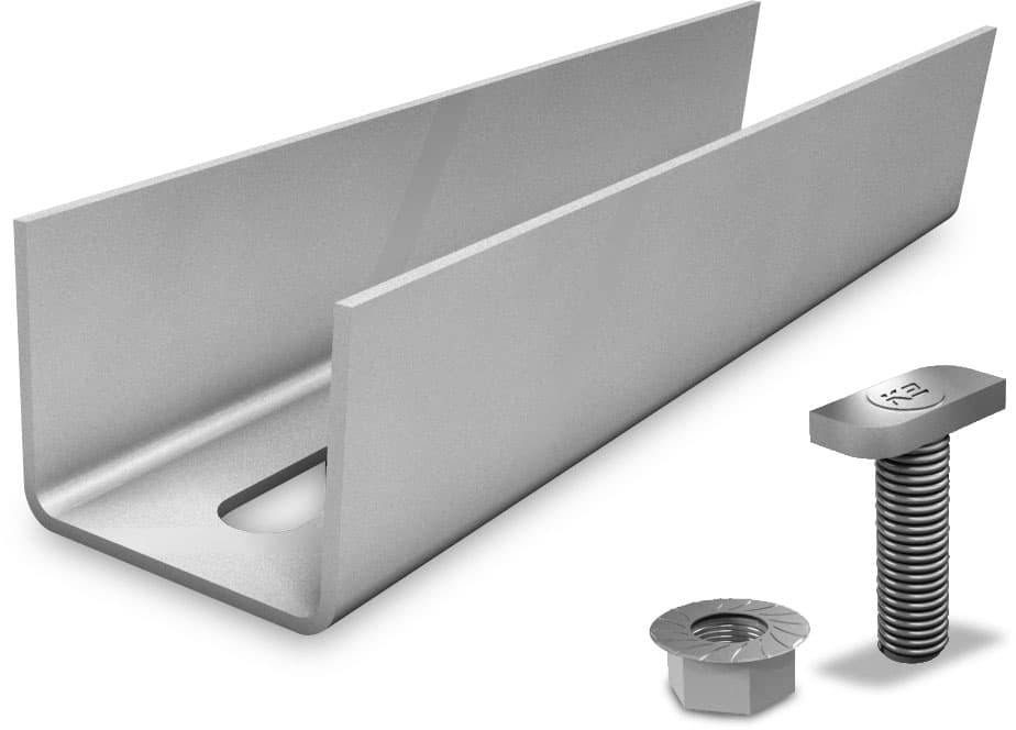 Winkelprofil, U-Kanal, Kanalschraube, Schraube, Metallhardware
