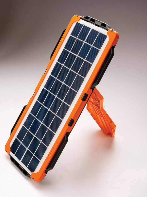 Doble 5 Watt Solarmodul für Zeltstange