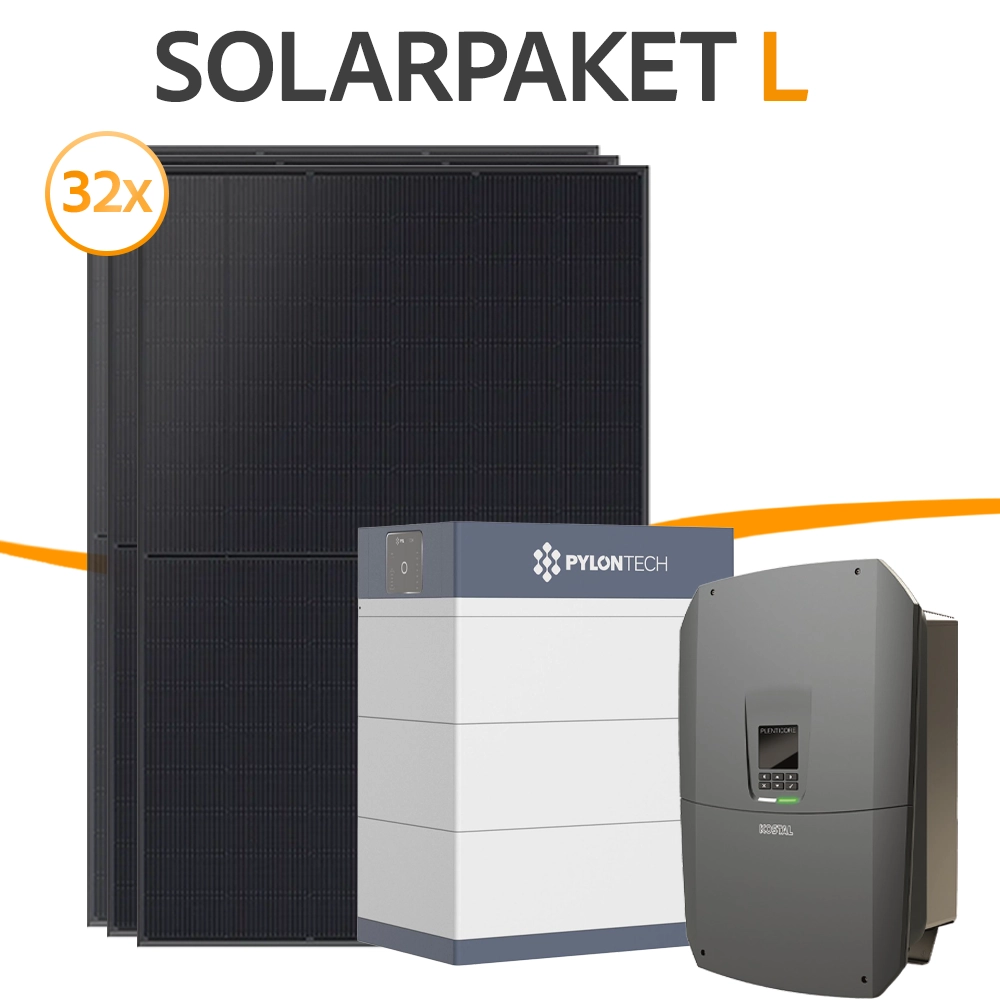 15 kWp Solarpaket L - Kostal + Longi Solar + Pylontech