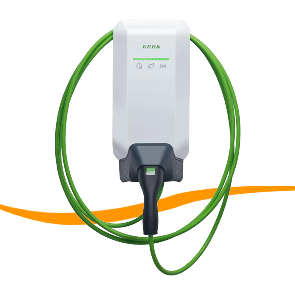 elektroauto-ladestation, wallbox, ladung, grün, ladesäule