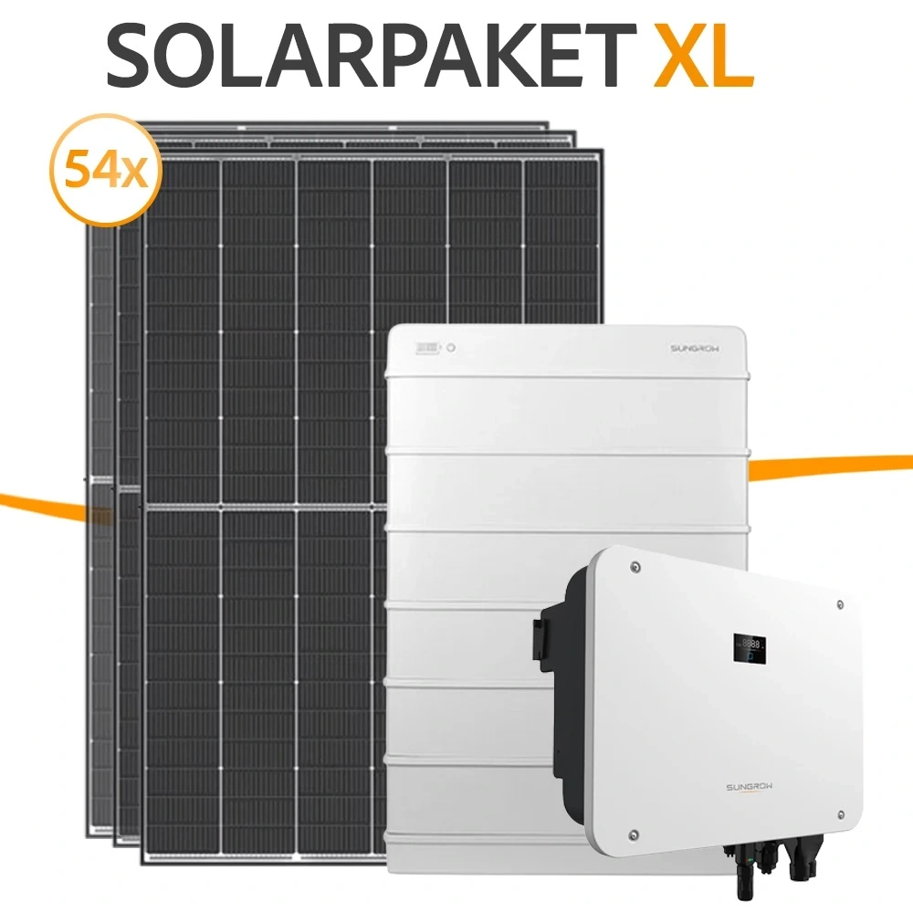 25 kWp Solarpaket XL - Sungrow + Trina Solar