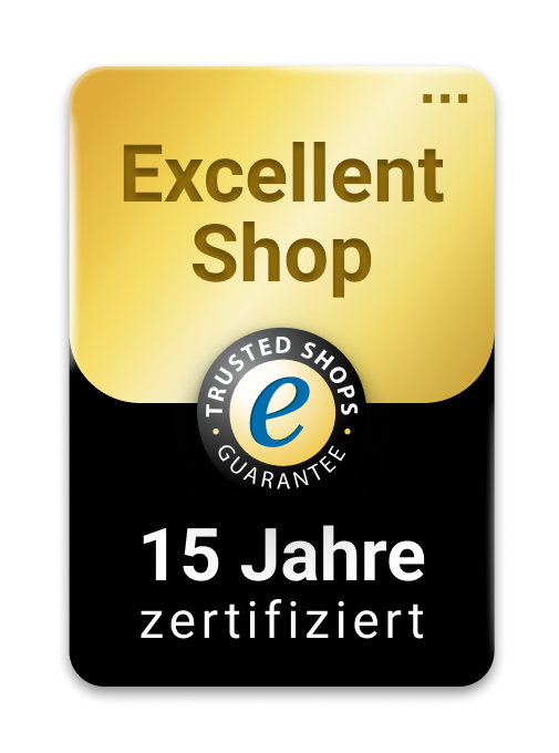 zaehne?, premium?, image shows badge, but we must avoid unbased, zertifiziert, auszeichnung, shop-label, garantie, logo