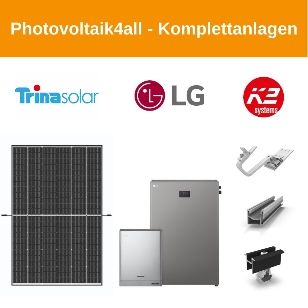 12 kWp Trina Photovoltaikanlage + LG ESS Home 10