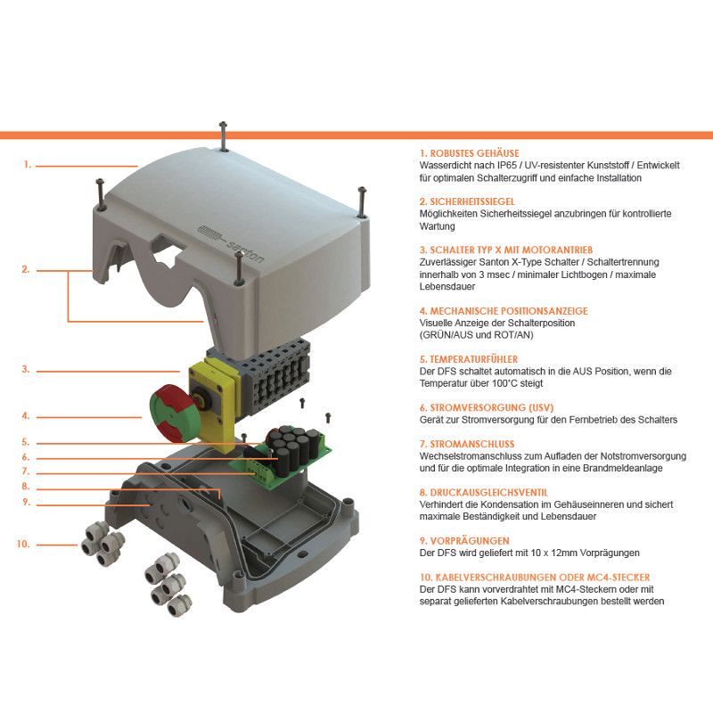Aufbau Feuerwehrschalter