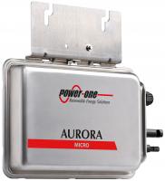 Power One Modulwechselrichter, metallischer Kasten, elektrische Vorrichtung, aurora micro, power-one, rechteckige Gehäuse, Atemposgabe, Aerospace-style Gehäuse, Metallgehäuse, Doppelfuß, Aurora Modell