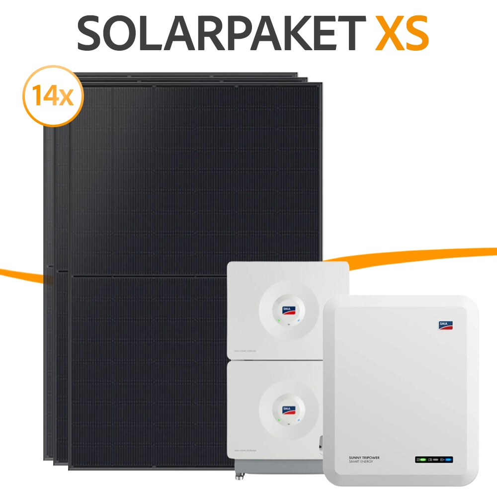 Solarpeket, Komplettset, 6 kWp Anlage, Photovoltaik, Home Storage, SMA, Tripower, Aiko Solar