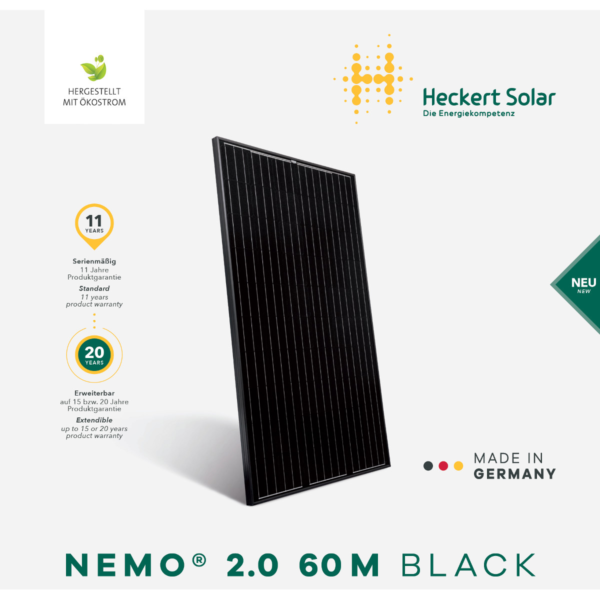 Heckert NeMo® 60 M 325 Watt (5BB) Black