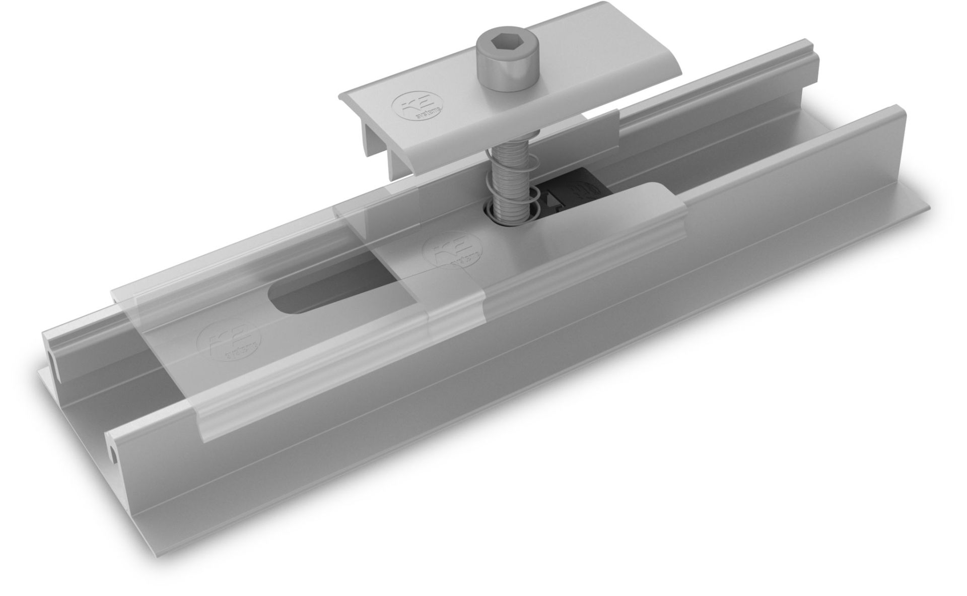 Aluminiumprofil, Schiene, Schraubmechanik, Versteifter, Montageprofil