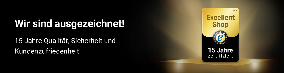 excellence, shop, 15 jahre, auszeichnung, abzeichen