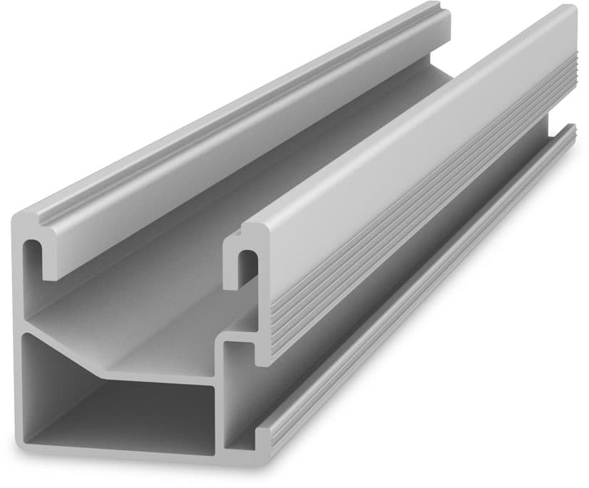 Aluminium, Gebäude, Haus, Wohnen, Dach, Aluminium extrusion, U-Kanal, Aluminium-Profil, Schiene, Schlitzprofil, aluminium Profil, U-Profil, extrudierter Schienenteil, Metallführung, Riegelprofil, Aluminiumprofil, Hohlprofil, U-Profil, Strangprofil, Kanalp