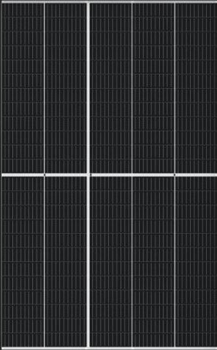 Trina Vertex S TSM-400DE09M.08 400 Wp BFR (MC4 EVO2), Solarmodul, Photovoltaikpanel, schwarze Oberfläche, Zellraster
