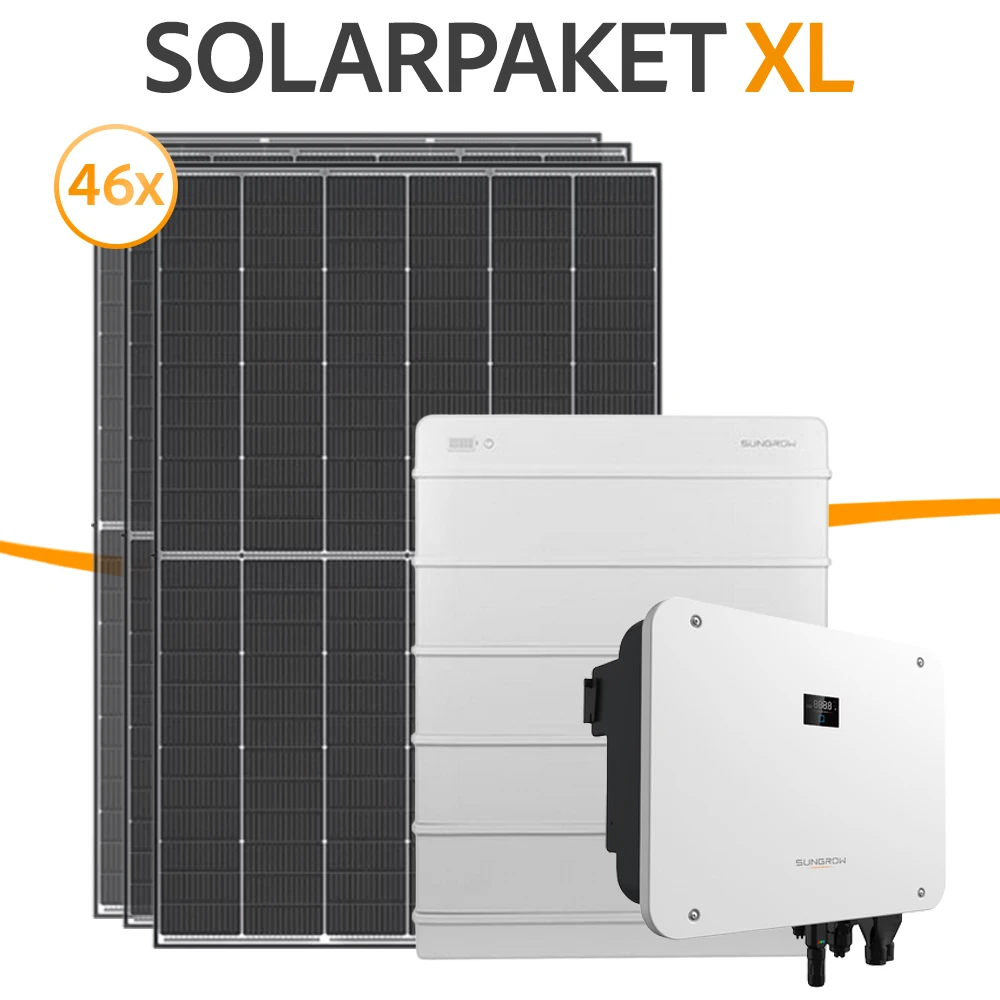 20 kWp Solarpaket XL - Sungrow + Trina Solar