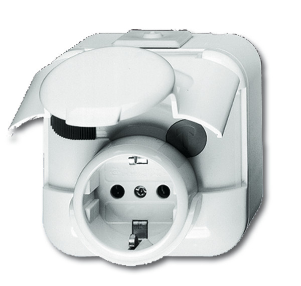 Busch Jaeger FI-Schukomat 16A 30mA 3118 WSKS grau