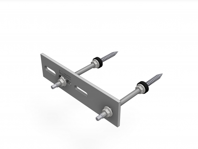 Schletter Doppel-Welldach-Befestigungsset 10x200