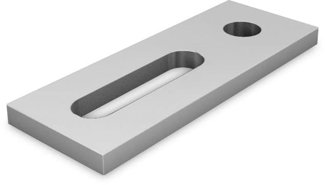 machining block, metal block, slotted block, precision block, tooling block
