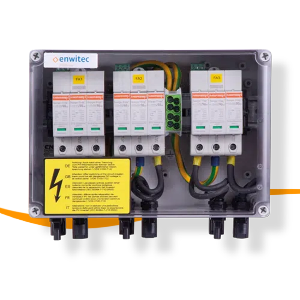 Schaltnetzteil, Elektro-Schalteinheit, FI-Schutz, Kabelbinder, Kompaktbox