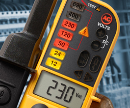 Multimeter, Anzeige digital, Spannungsmesser, Testsensoren, elektrisches Prüfwerkzeug, Multimeter, digital, Spannungsmesser, Spannung, Messung