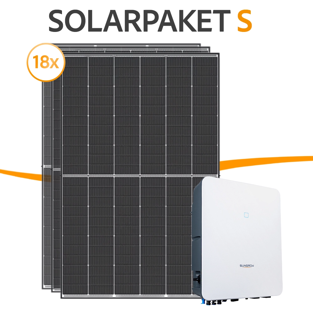 Solarmodul, Photovoltaik, 18x, Wechselrichter, Solarpanel