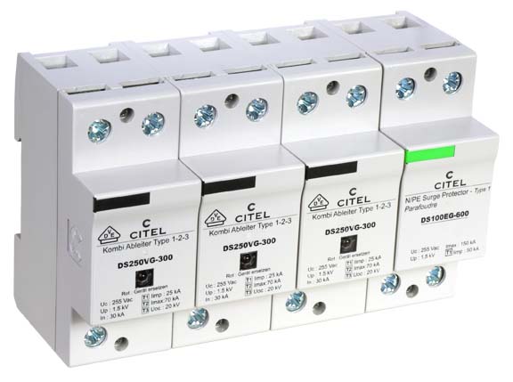 CITEL DS254VG-300/G 4-poliger Ableiter Typ 1+2+3