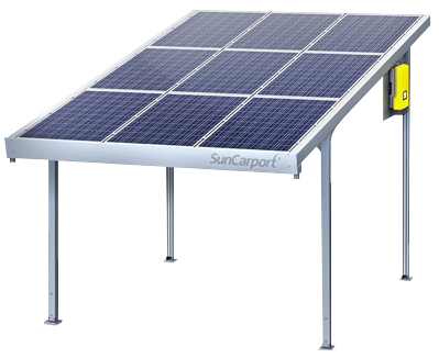 Solarcarport für 1 PKW