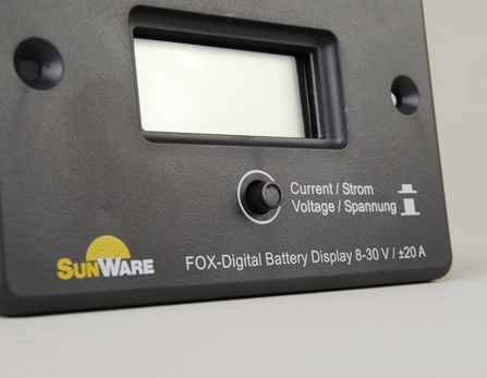 SunWare FOX-D1E Displayanzeige, 20A, 8-30V