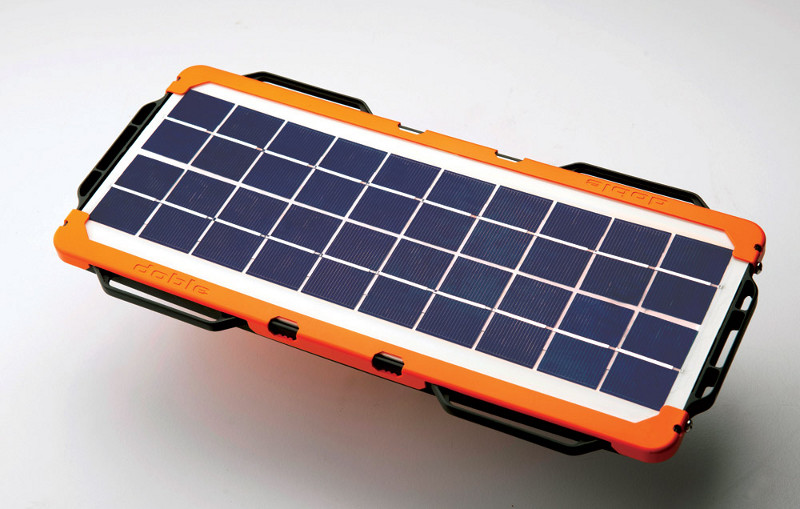 Doble 5 Watt Solarmodul für Zeltstange