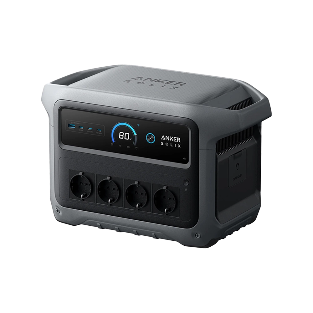 Powerstation, Tragbarer Akku, Mehrfachsteckdosen, USB-Anschlüsse, 80W
