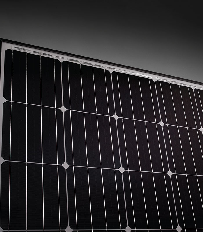 Solargerät, PV-Zellen, Solarpanel, Photovoltaik, Dachmontage, Solarmodul, Solarzellen, Polymer-Modul, Dunkel, Grid-Struktur