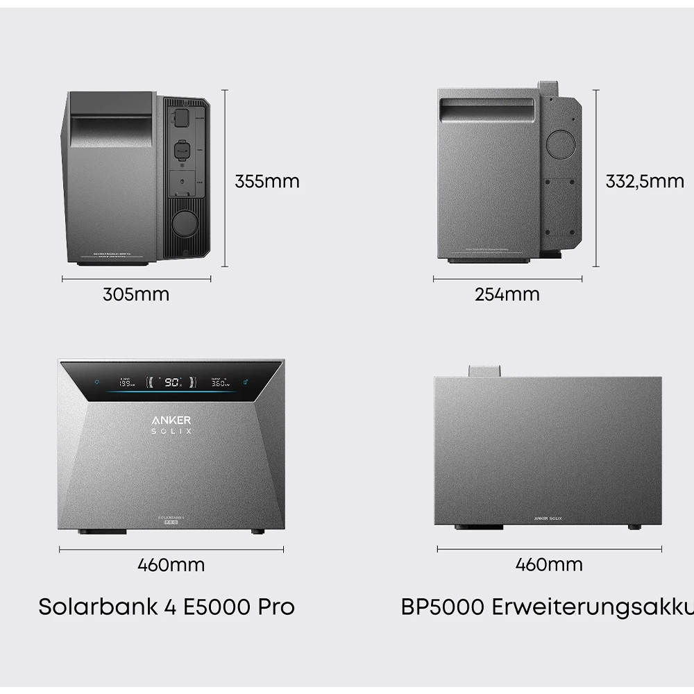 Anker Solix Solarbank 4 E5000 Pro