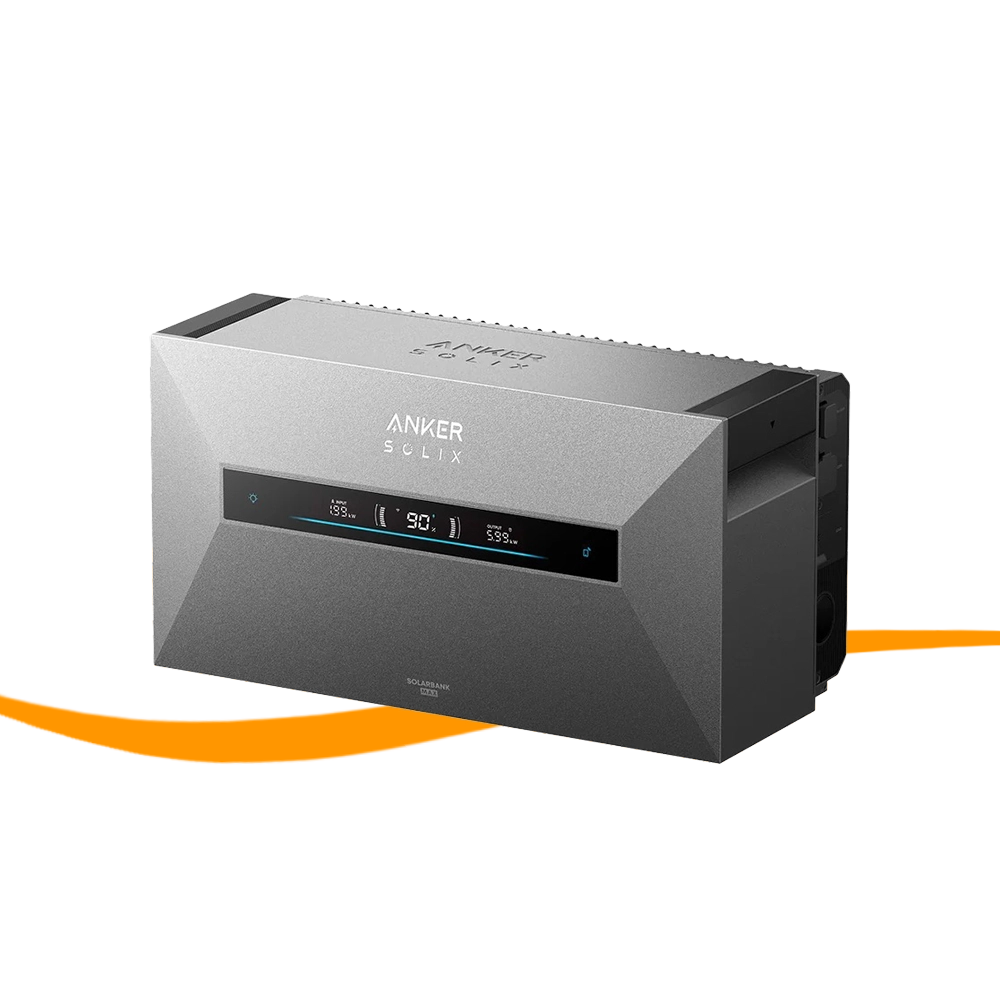 Power Station, Solar inverter, Anker Sclix, gray metallic, digital display