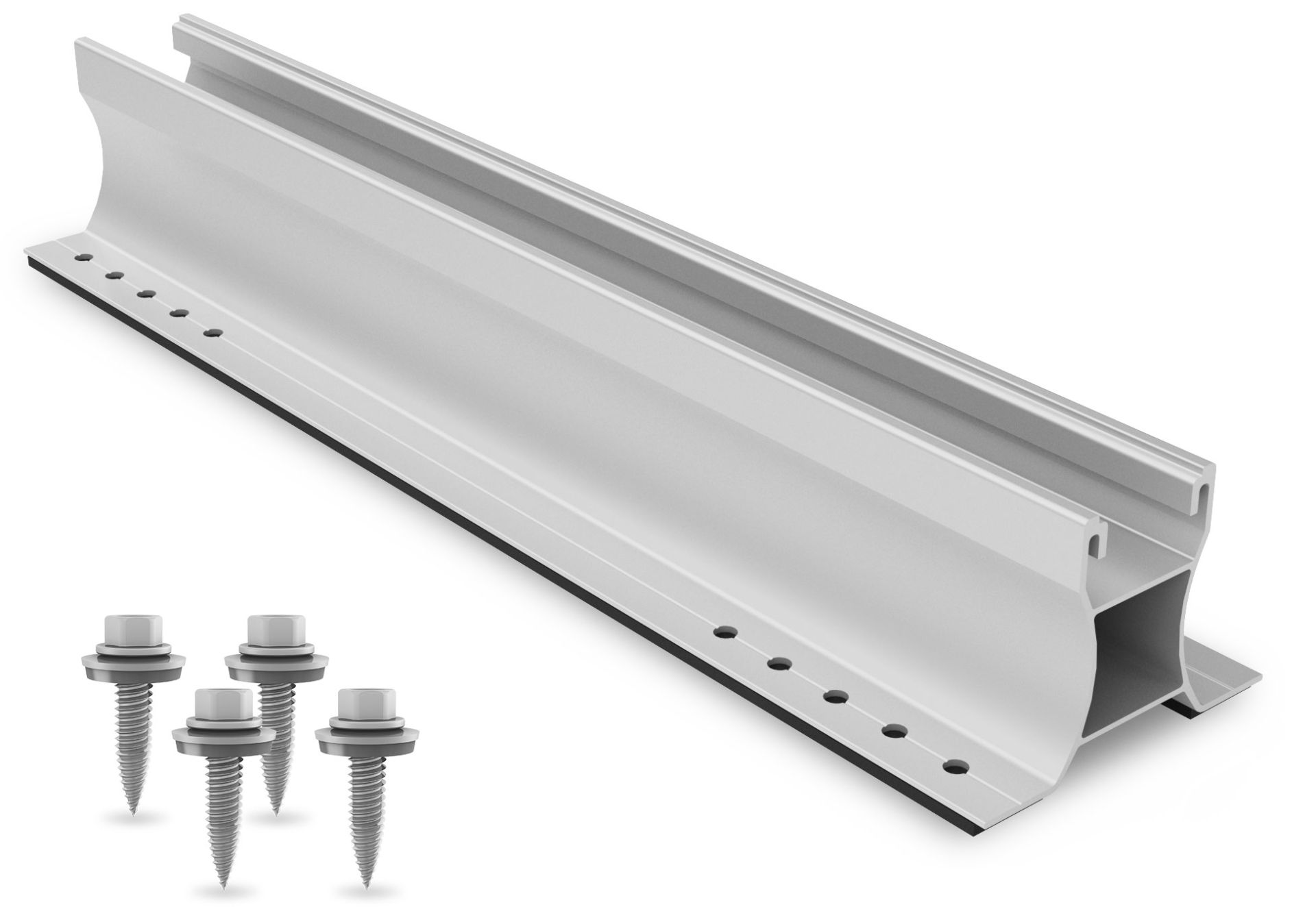 Montagerail, Haltewinkel, Metallschiene, Schraubenset, Montagekit