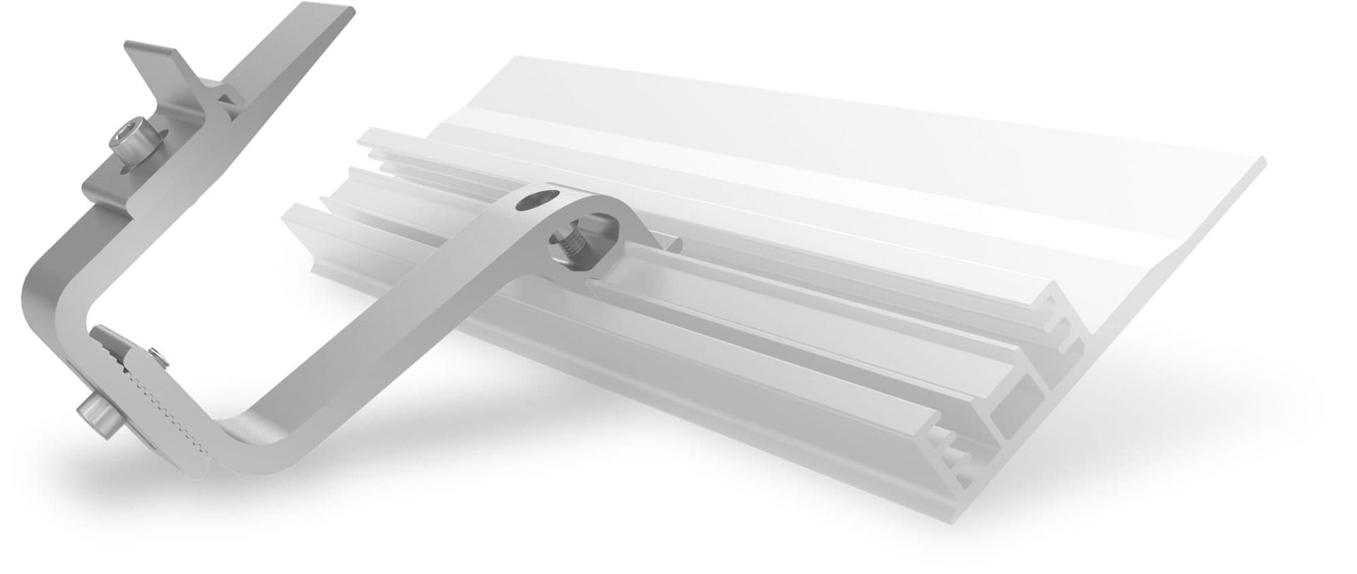 Aluminium, Klemmhalter, Schiene, Schraubverbindung, Montagekit