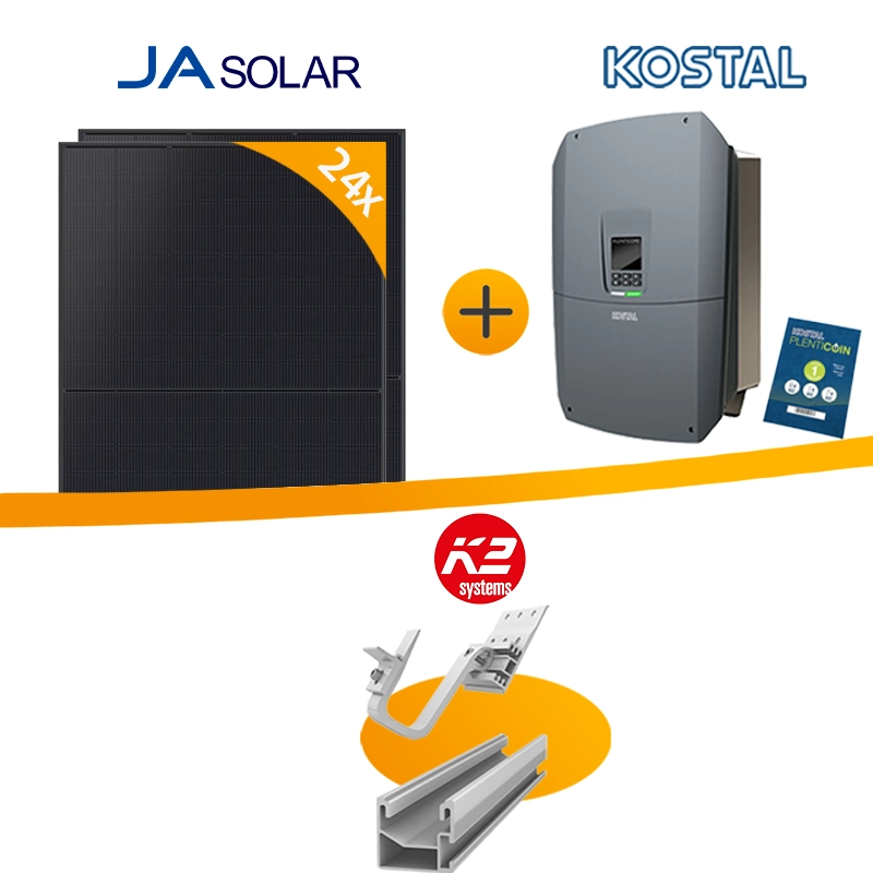11 kWp PV-Anlage JA Solar 460 Fullblack + Kostal PLENTICORE plus