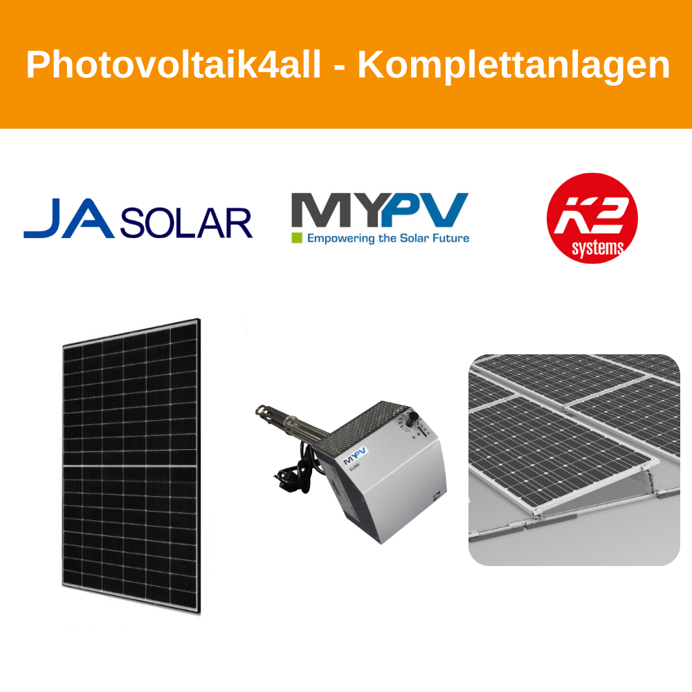 10 kW Photovoltaik Komplettanlage-Set mit 25x405W JA Solar Panel, HUA