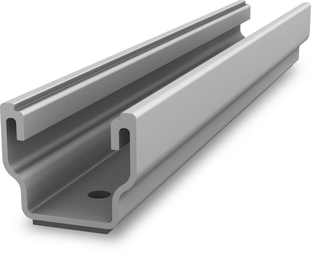 Aluminiumprofil, U-Profil, Schiene, Halterung, Kanalprofil