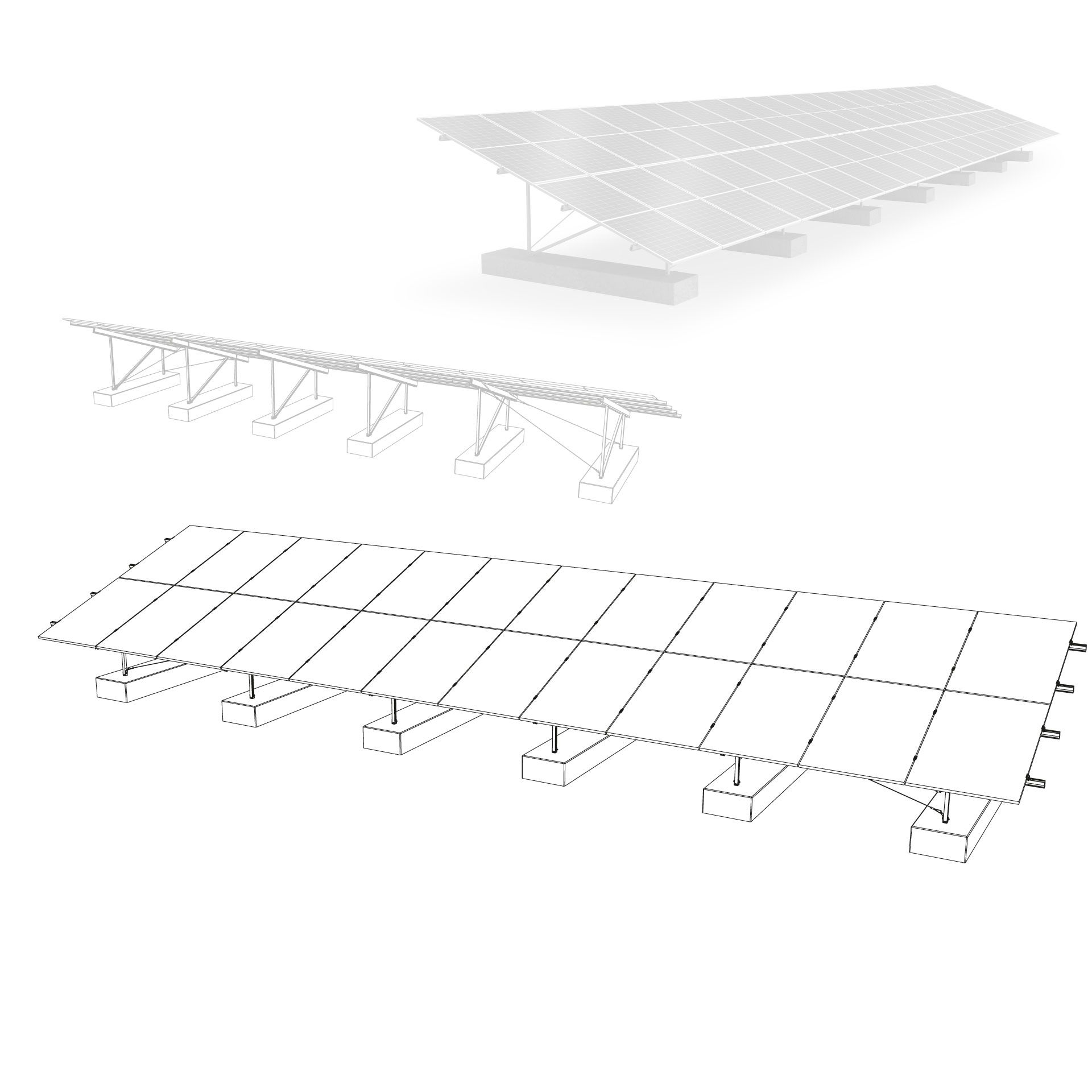 Solaranlage, Solarpanel, Photovoltaik, Solartracker, Montageanlage
