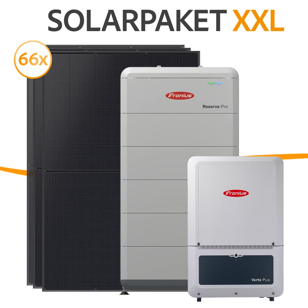 30 kWp Solarpaket XXL - Fronius + Ja Solar