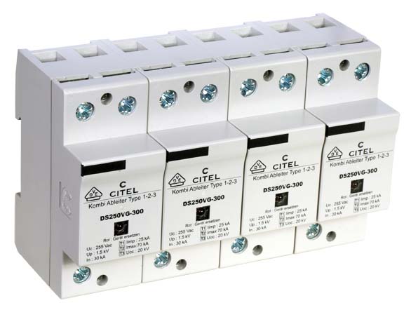 CITEL DS254VG-300 4-poliger Ableiter Typ 1+2+3