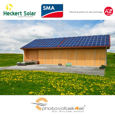 30 kWp Photovoltaikanlage Heckert