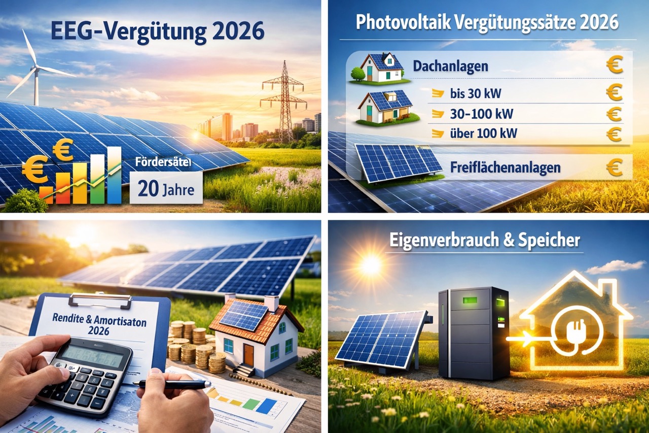 Elektrisches Gerät, Sonnenkollektoren, Werbung