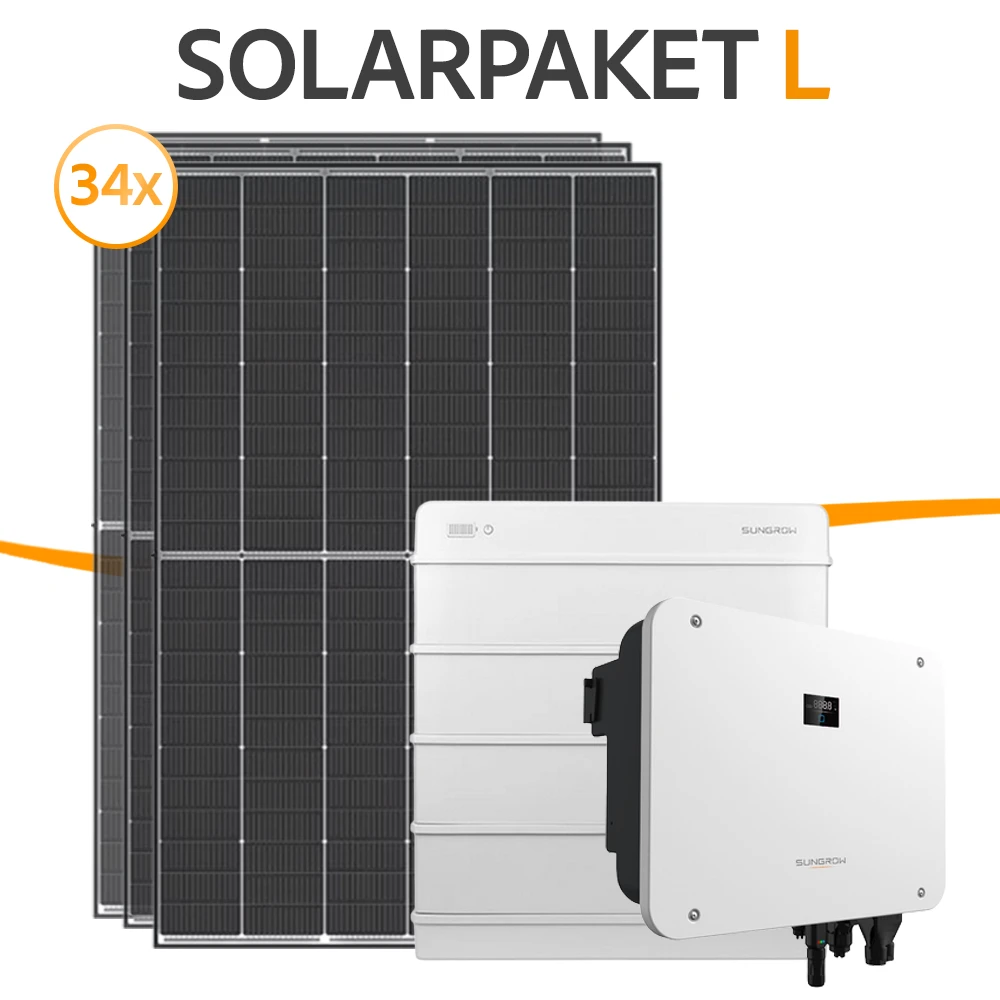 15 kWp Solarpaket L - Sungrow + Trina Solar
