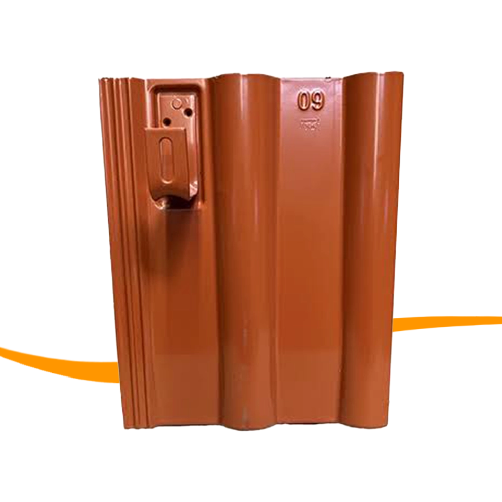 Dachziegel, Rotbraun, Tondachziegel, Vielgabig, Hohlziegel